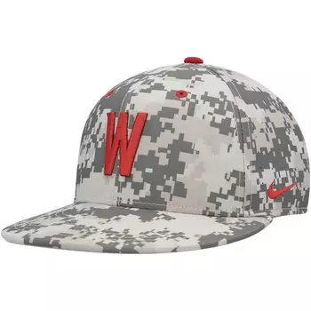 Бейсболка Nike Washington State Cougars, камуфляж