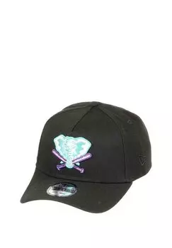 Бейсболка OAKLAND ATHLETICS MLB 25TH ANNIVERSARY SIDEPATCH COOPERSTOWN 9FORTY A-FRAME SNAPBACK UNISEX New Era, цвет schwarz