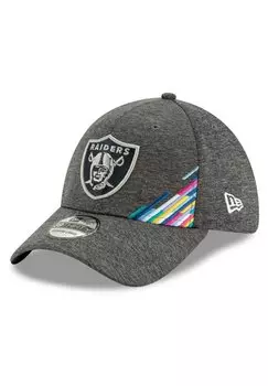 Бейсболка OAKLAND RAIDERS NFL 2019 ON FIELD CRUCIAL CATCH 39THIRTY New Era, цвет grau