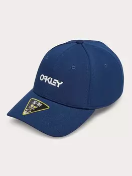 Бейсболка Oakley 6 PANEL STRETCH METALLIC HAT, синий
