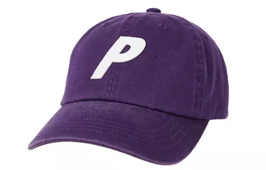 Бейсболка P Tech Cord 6 Panel PALACE, фиолетовый