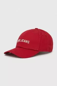Бейсболка Pepe Jeans, красный