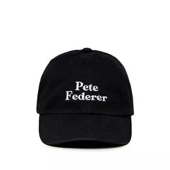 Бейсболка Pete Federer Cap Fatcourts, черный