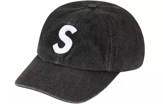 Бейсболка Pigment Canvas S Logo 6 Panel Supreme, Marine Blue