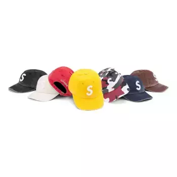 Бейсболка pigment print s logo 6-panel 'multi-color' Supreme, мультиколор