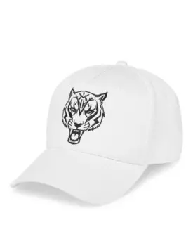 Бейсболка Plein Sport Cap Tiger, белый