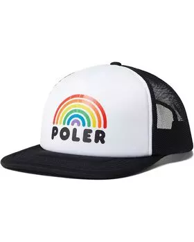 Бейсболка Poler Rainbow Trucker, черный