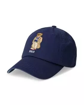 Бейсболка Polo Bear из твила Polo Ralph Lauren, синий