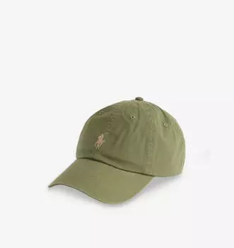 Бейсболка Polo pony из хлопчатобумажной саржи Polo Ralph Lauren, зеленый