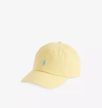 Бейсболка Polo pony из хлопчатобумажной саржи Polo Ralph Lauren, желтый