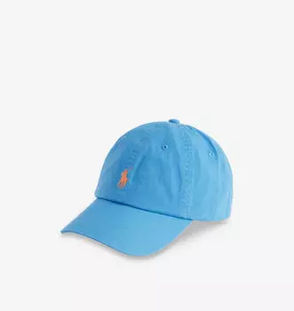 Бейсболка Polo pony из хлопчатобумажной саржи Polo Ralph Lauren, синий