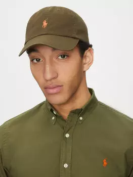 Бейсболка Polo Ralph Lauren Baseball sapka Chino Ball Cap 710667709103, хаки