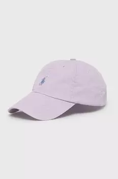 Бейсболка Polo Ralph Lauren, фиолетовый