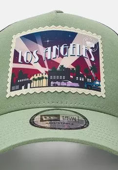 Бейсболка POSTCARD TRUCKER UNISEX New Era, цвет green