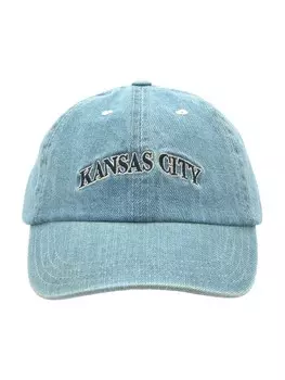 Бейсболка Pull&Bear Cap, синий деним