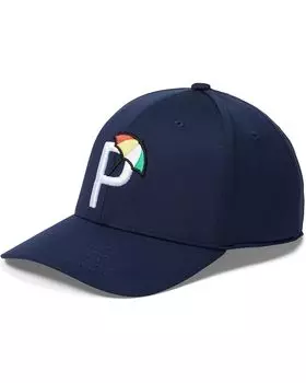 Бейсболка PUMA Golf Palmer P Cap, цвет Navy Blazer