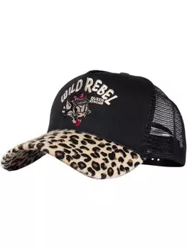 Бейсболка Queen Kerosin, черный