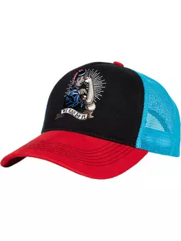 Бейсболка Queen Kerosin, красный