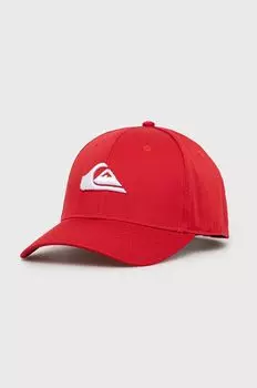 Бейсболка Quiksilver, красный