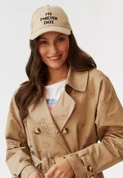 Бейсболка QVINI TATUUM, цвет beige