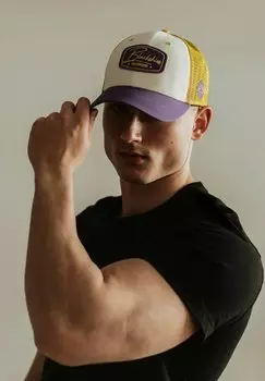 Бейсболка RAZOR BASEBALL Blackskies, цвет white yellow purple