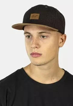 Бейсболка Reell, цвет heather brown