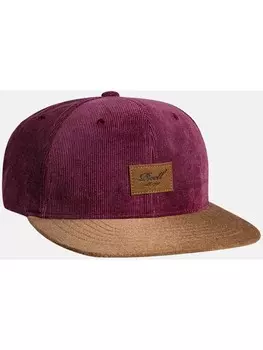 Бейсболка Reell Suede, красный