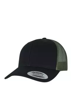 Бейсболка RETRO TRUCKER 2-TONE Flexfit, черный