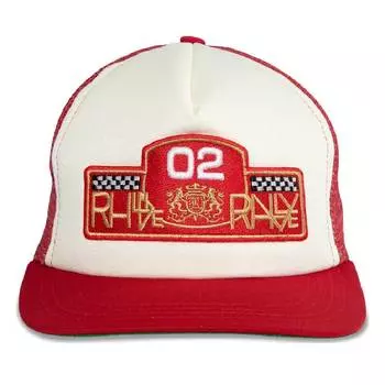 Бейсболка Rhude Rally Prix, белый/красный