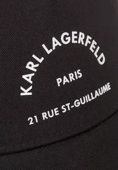 Бейсболка RUE ST-GUILLAUME KARL LAGERFELD, черный