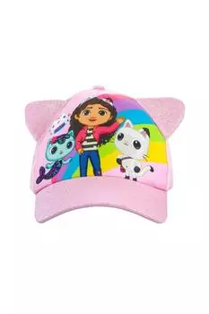 Бейсболка с 3D ушками Gabby's Dollhouse, розовый