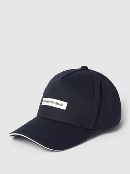 Бейсболка с этикеткой Emporio Armani, синий