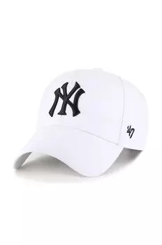 Бейсболка с добавлением хлопка MLB New York Yankees 47brand, белый