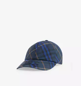 Бейсболка с фирменным узором Burberry, цвет midnight