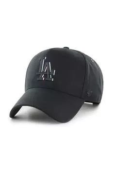 Бейсболка с козырьком хлопковая MLB LA Dodgers 47 Brand, черный