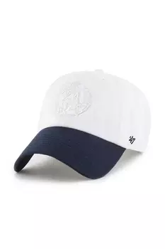 Бейсболка с козырьком хлопковая NBA Boston Celtics '47 x Tommy Hilfiger 47 Brand, белый