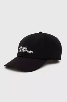 Бейсболка с козырьком Jack Wolfskin, черный