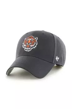 Бейсболка с козырьком с добавлением шерсти MLB Detroit Tigers 47 Brand, темно-синий