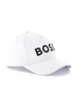 Бейсболка с логотипом BOSS Kidswear, белый