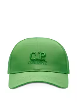 Бейсболка с логотипом C.P. Company Kids, зеленый