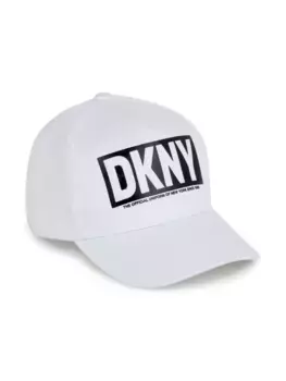 Бейсболка с логотипом Dkny Kids, белый