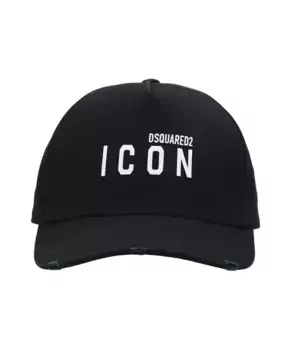 Бейсболка с логотипом Dsquared2, черный