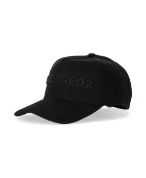 Бейсболка с логотипом Dsquared2, черный