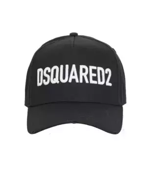 Бейсболка с логотипом Dsquared2, черный