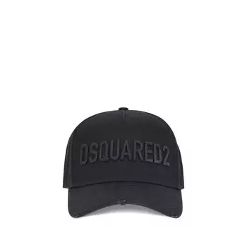 Бейсболка с логотипом Dsquared2, черный