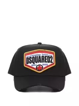 Бейсболка с логотипом DSQUARED2, черный