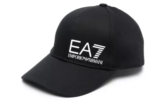 Бейсболка с логотипом Ea7 EMPORIO ARMANI, черный
