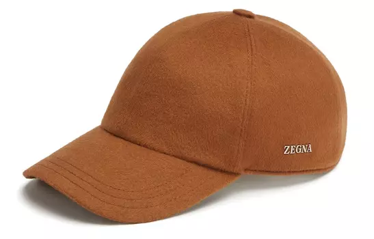 Бейсболка с логотипом Ermenegildo Zegna, Camel