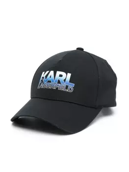 Бейсболка с логотипом Karl Lagerfeld, черный