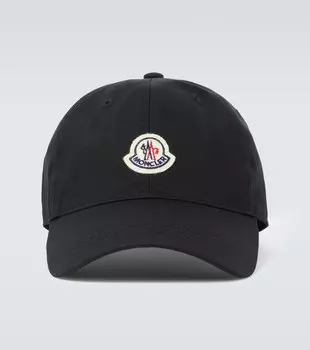 Бейсболка с логотипом Moncler, черный
